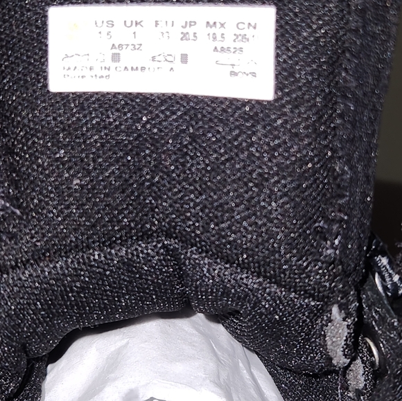 Timberland children's boots size 1.5 in black NIB - Picture 6 of 9